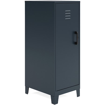 Nusparc Personal Locker, 3 Shelves, 42.5" x 14.2" x 18", Black NPRSL318ZZBK